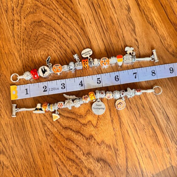 Willabee & Ward October Halloween & November Thanksgiving Bracelets Month Charms - Picture 14 of 14